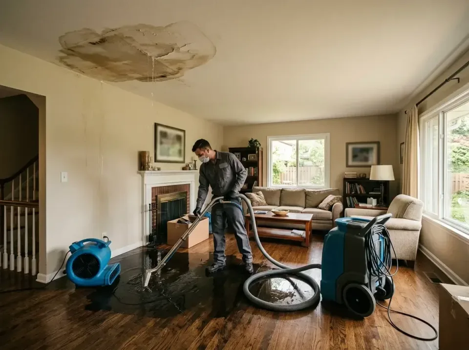 attic-pipe-burst-ceiling-drip-008 — frequently asked questions, Water Damage Restoration & Carpet Care in Georgetown, OH